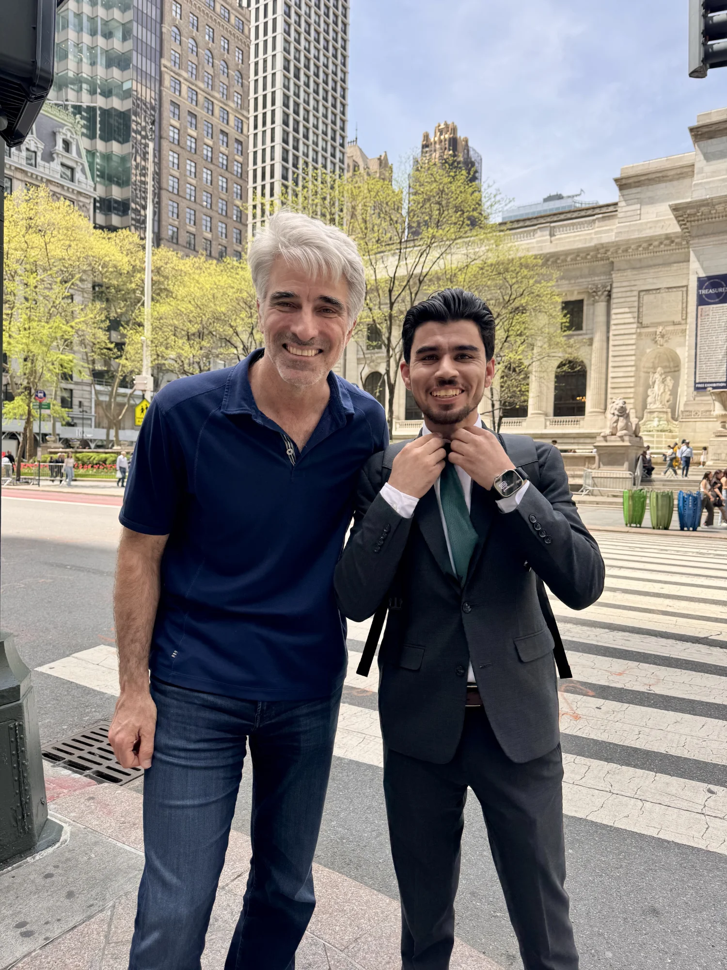 محمد العمار والسيد كريغ فيديريغي في نيويورك