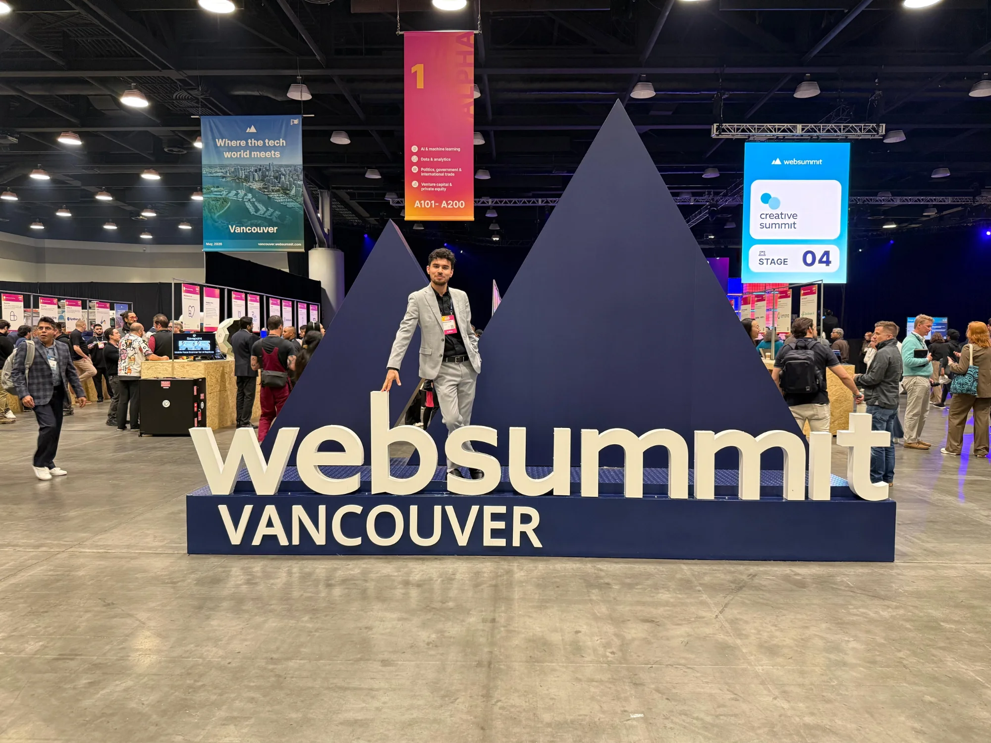 محمد العمار في Web Summit
